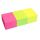Karteczki samoprzylepne Tres 40x50mm, 12x80szt neonowe